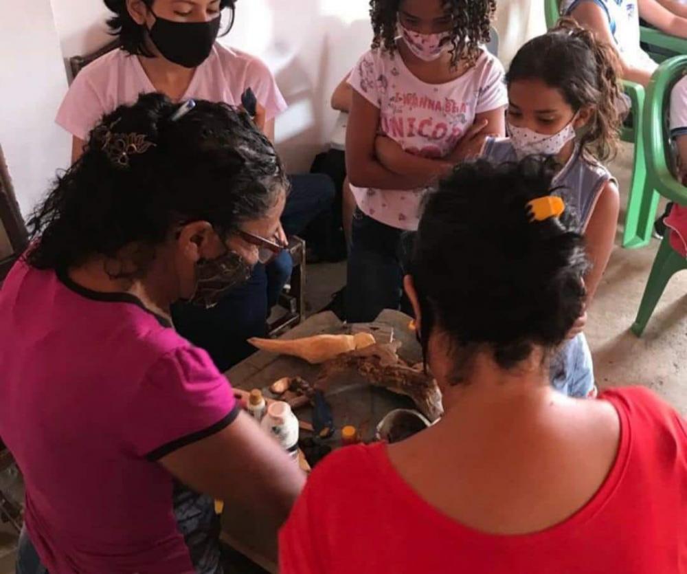 Primeiro dia do festival de cultura contou com a realização das vivências de estudantes de todas as escolas públicas e privadas de Canudos, em pontos específicos da cidade 