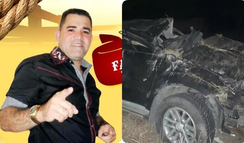 Ex-vocalista da banda de forró Noda de Caju morre em acidente na BR-232, em Pesqueira