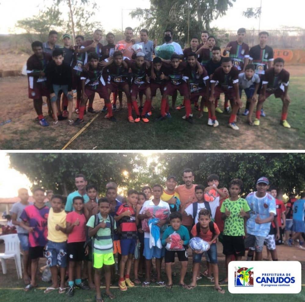 Canudos: O secretário municipal de cultura participou de evento organizado pela Escolinha Vera Cruz no dia das crianças