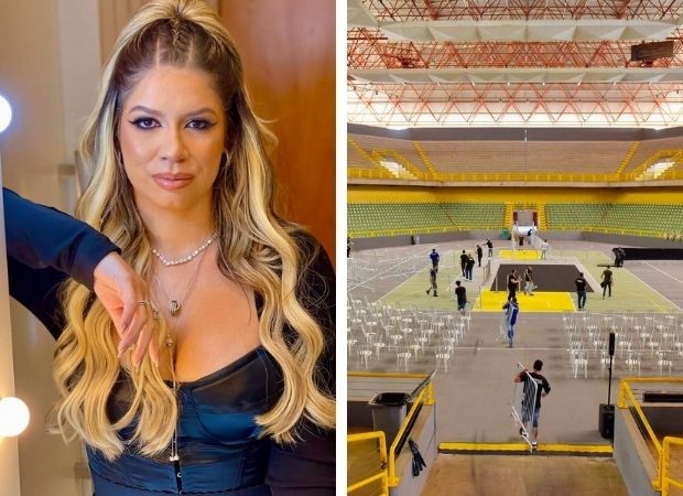 Velório de Marília Mendonça começa a ser preparado para o público em Goiânia