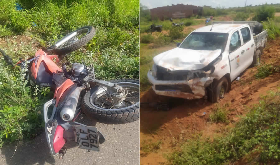 Colisão mata um homem na cidade de Canudos, na BR 235