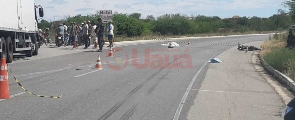Homem morre ao ser atropelado no Contorno da Rodovia BR-235, em Uauá (BA)