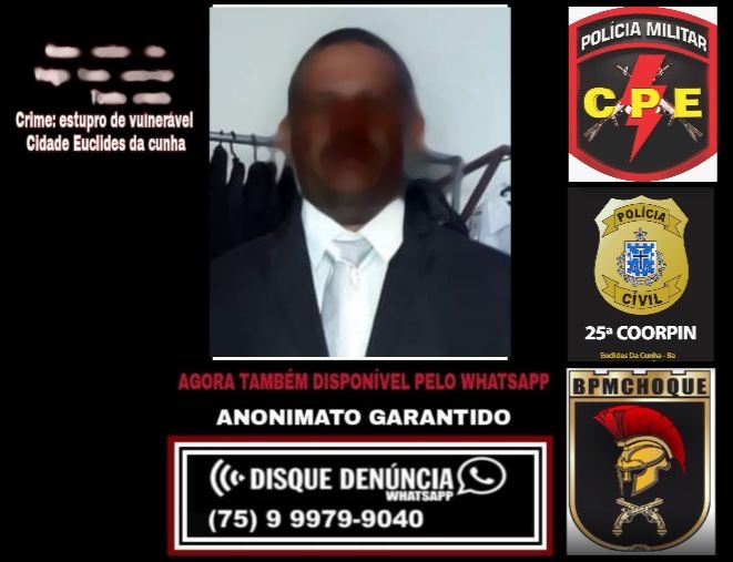 Homem que cometeu estupro em Euclides da Cunha morre em confronto com a Polícia, em Goiás