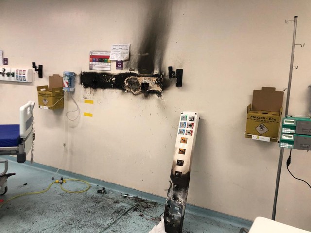 Incêndio atinge UTI neurológica do Hospital Geral Roberto Santos, em Salvador, após curto-circuito em leito