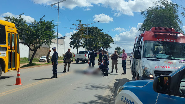 Homem é retirado de van e assassinado a tiros na Avenida Centenário em Jacobina