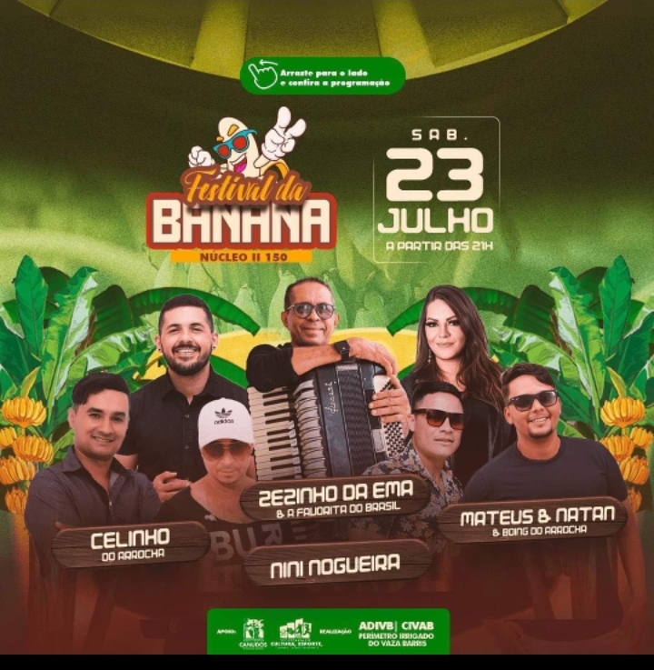 Festival da banana no nucleo ll 150 