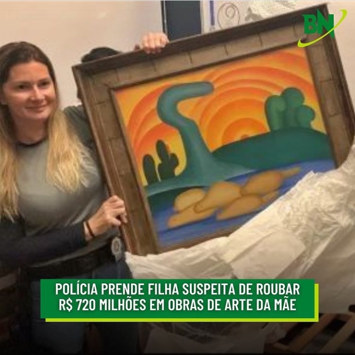 Polícia Prende Filha Suspeita de Roubar R$720 milhoes em obras de Artes da Mãe. 