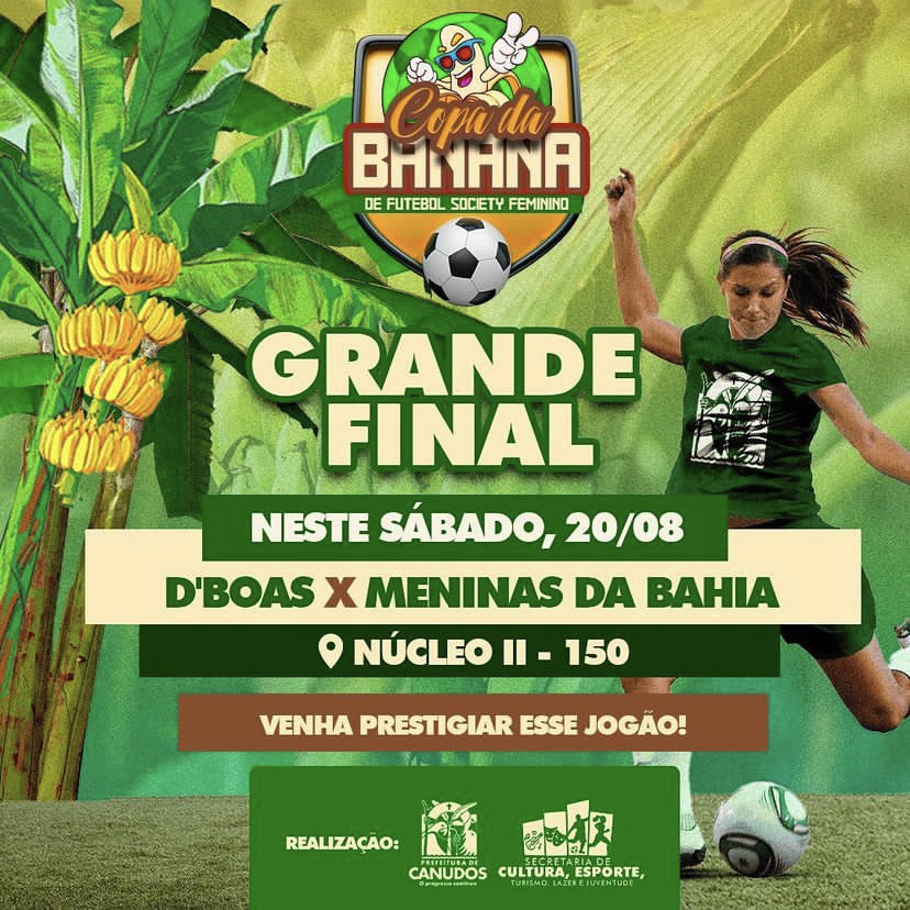 Copa da Banana, grande final, neste sábado 20/07