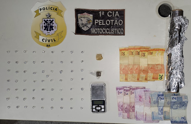 Homem é preso por tráfico de drogas no BTN III, em Paulo Afonso