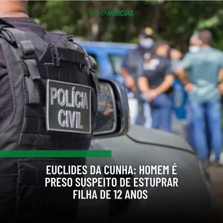homem foi preso por suspeita de estupro no povoado Lagoa do Cup, na zona rural de Euclides da Cunha.