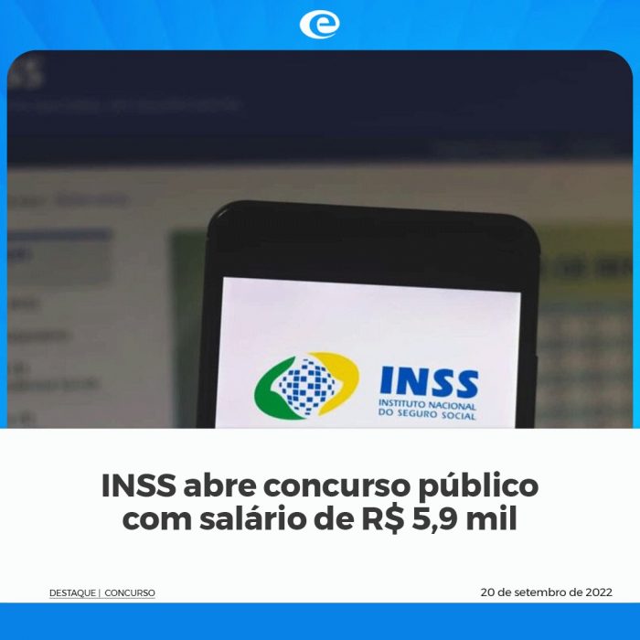 INSS abre concurso público com salário de R$ 5,9 mil