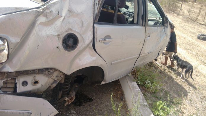 Sobrinho do ex-prefeito de Cansanção morre em trágico acidente de carro