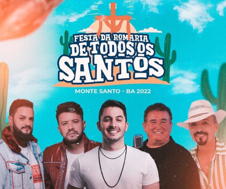 Prefeitura de Monte Santo divulga grade de atrações da Festa de Todos os Santos 2022