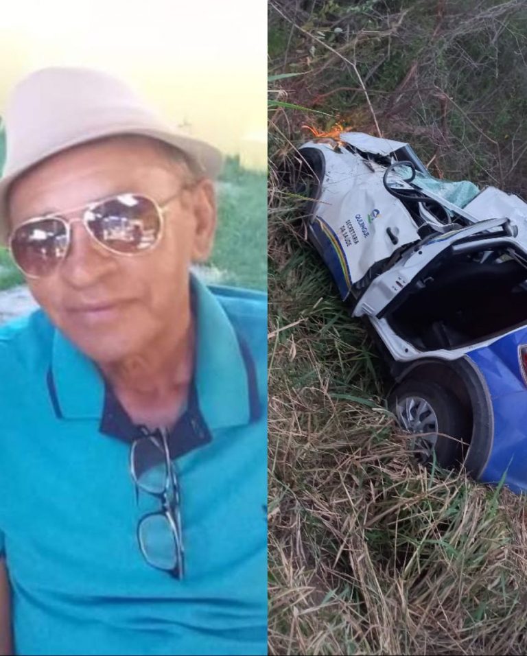 Motorista da prefeitura de Quijingue morreu após veículo capotar na BR 116/Norte, em Santa Bárbara-BA