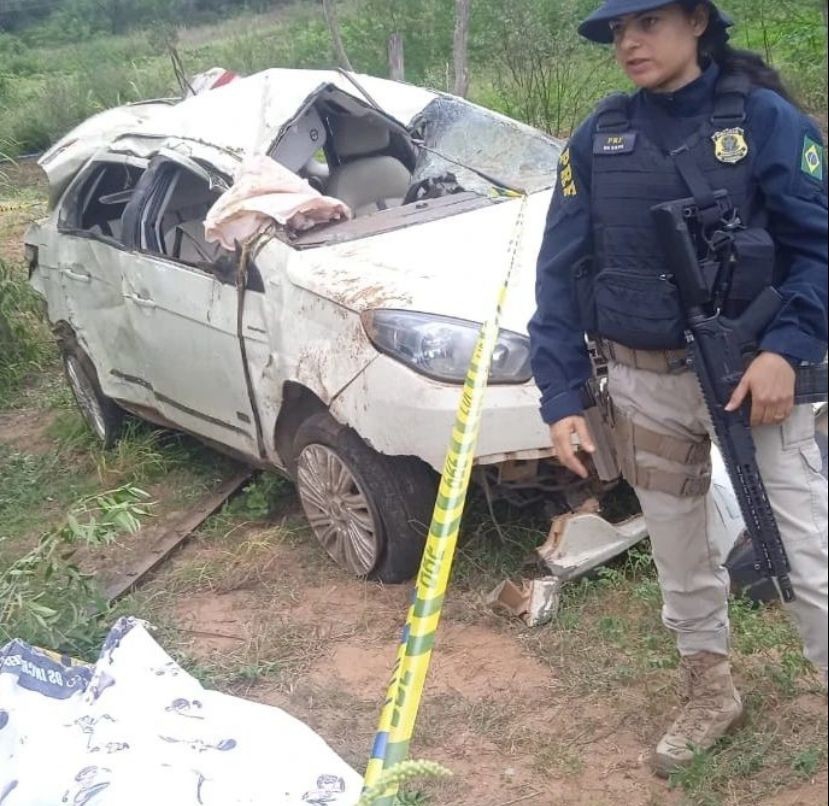 Grave acidente na BR 235 envolvendo filho do prefeito de Canudos