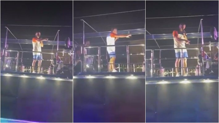 Cantor baiano interrompe desfile em trio elétrico e chama folião para briga; veja o vídeo