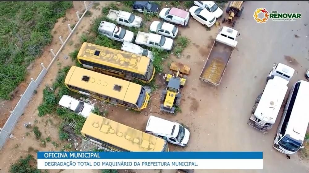 Grupo Renovar denuncia descaso com patrimônio público em Euclides da Cunha