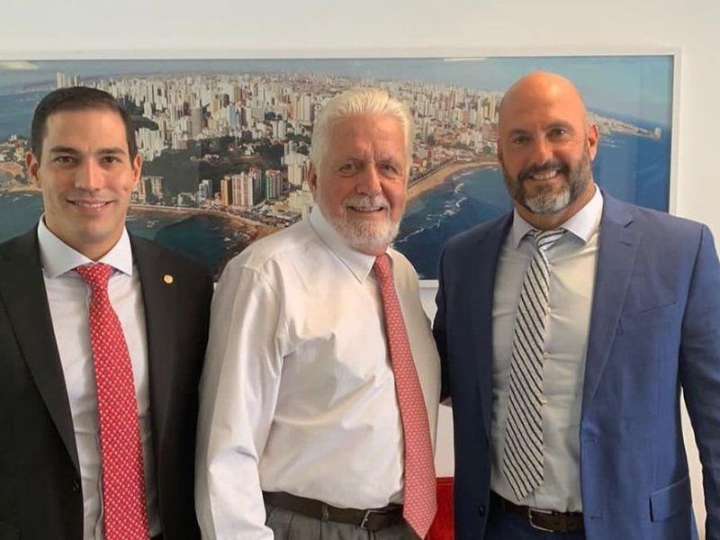 Gabriel Nunes se reúne com Wagner e presidente da Voltalia para tentar desemperrar obras do Parque Eólico de Canudos e prevê unidade da PRF no município
